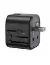 Cargador Universal 4 En 1 Cc173 Usams Usb-a Dual 12w Color Negro