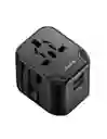 Cargador Universal 4 En 1 Cc173 Usams Usb-a Dual 12w Color Negro