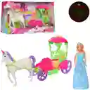 Muñeca Defa Lucy Unicornio Con Carruaje De Mundo Maravilloso