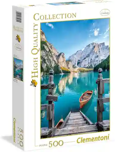 Rompecabezas 500 Piezas Lago Di Braies Clementoni