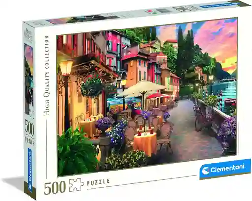 Rompecabezas 500 Piezas Lago De Como Clementoni Adultos