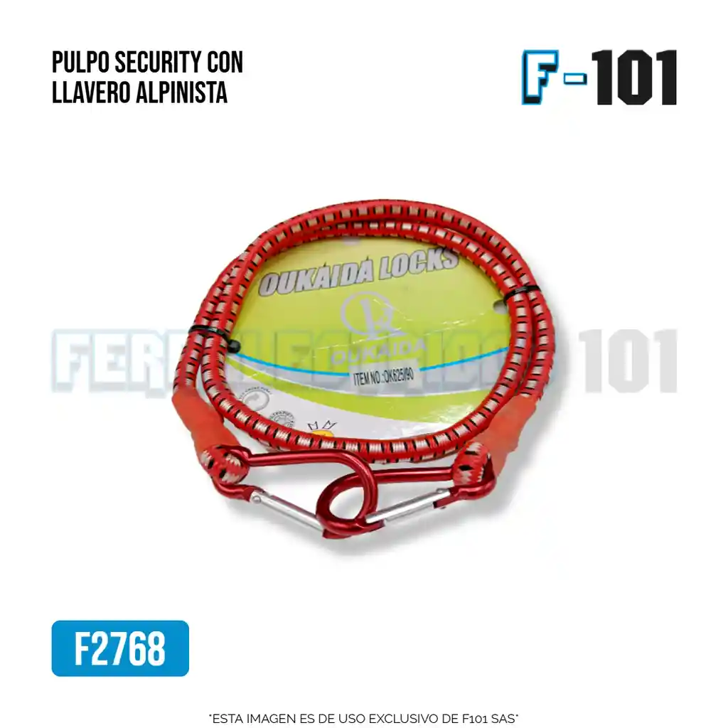 Pulpo Security Con Llavero Alpinista