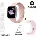 Reloj Inteligente Smartwatch Bluetooth Mobulaa Iw10 Mini Rosado 41mm