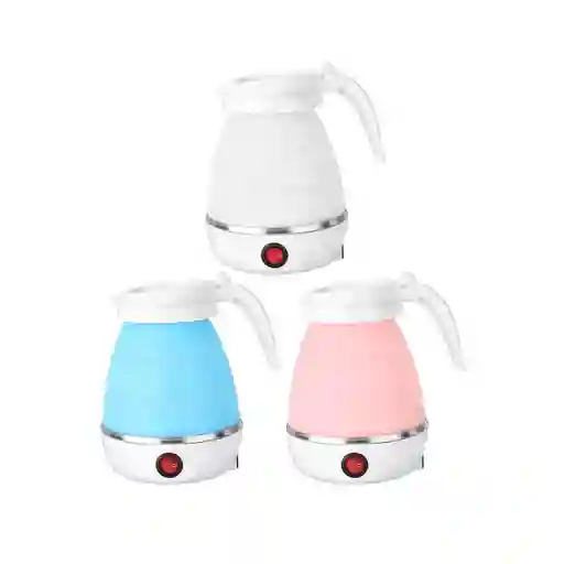 Hervidor De Agua Plegable Tetera Portátil Calentador 600ml