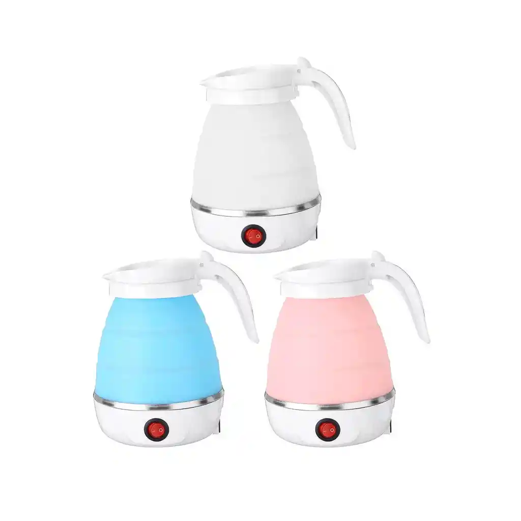 Hervidor De Agua Plegable Tetera Portátil Calentador 600ml