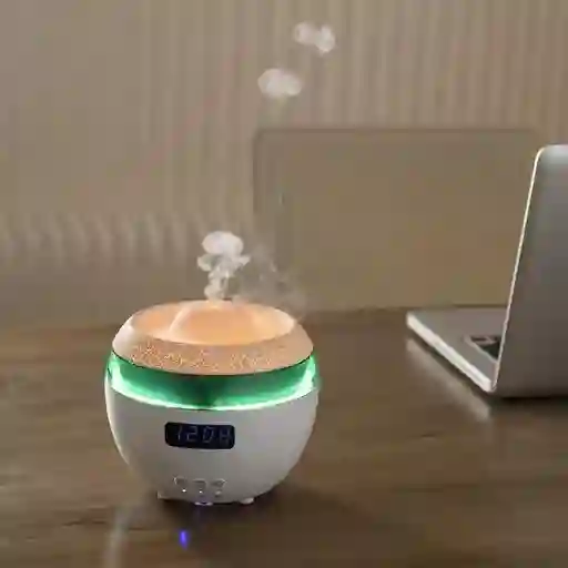 Humidificador Difisor De Aroma Impresion De Vapor De Chimenea