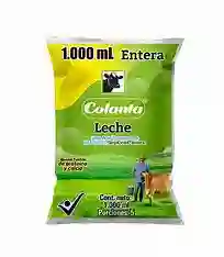 Leche Colanta Entera Bolsa 1lt