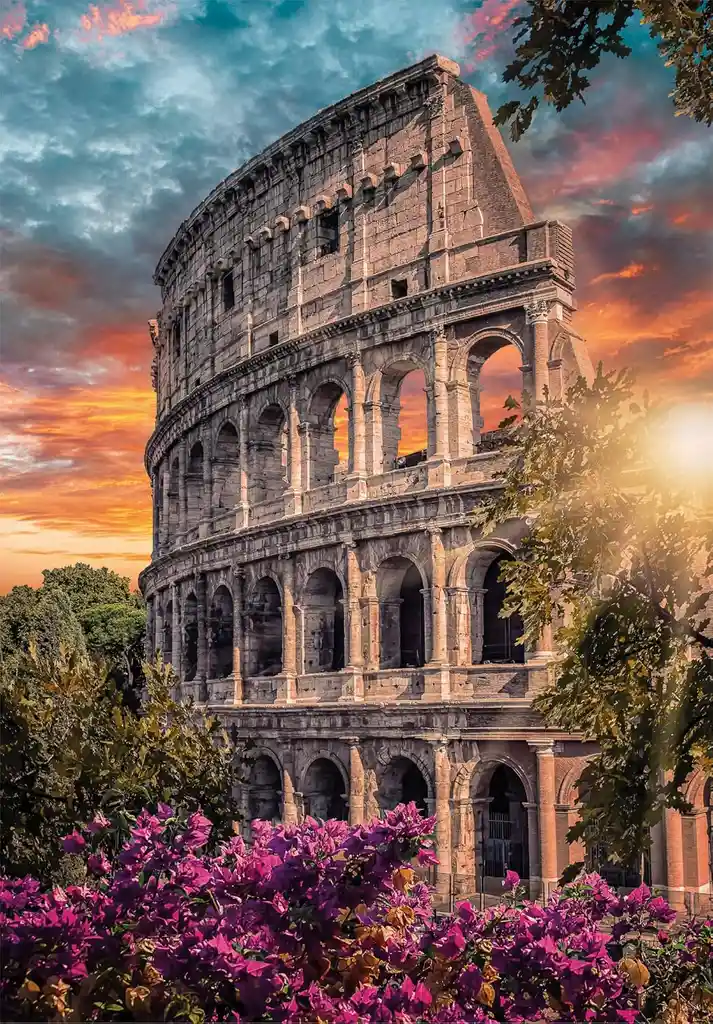 Rompecabezas 500 Piezas Coliseo Romano Italia Clementoni