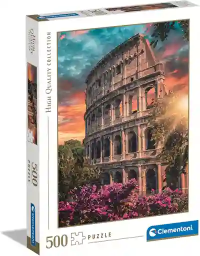Rompecabezas 500 Piezas Coliseo Romano Italia Clementoni
