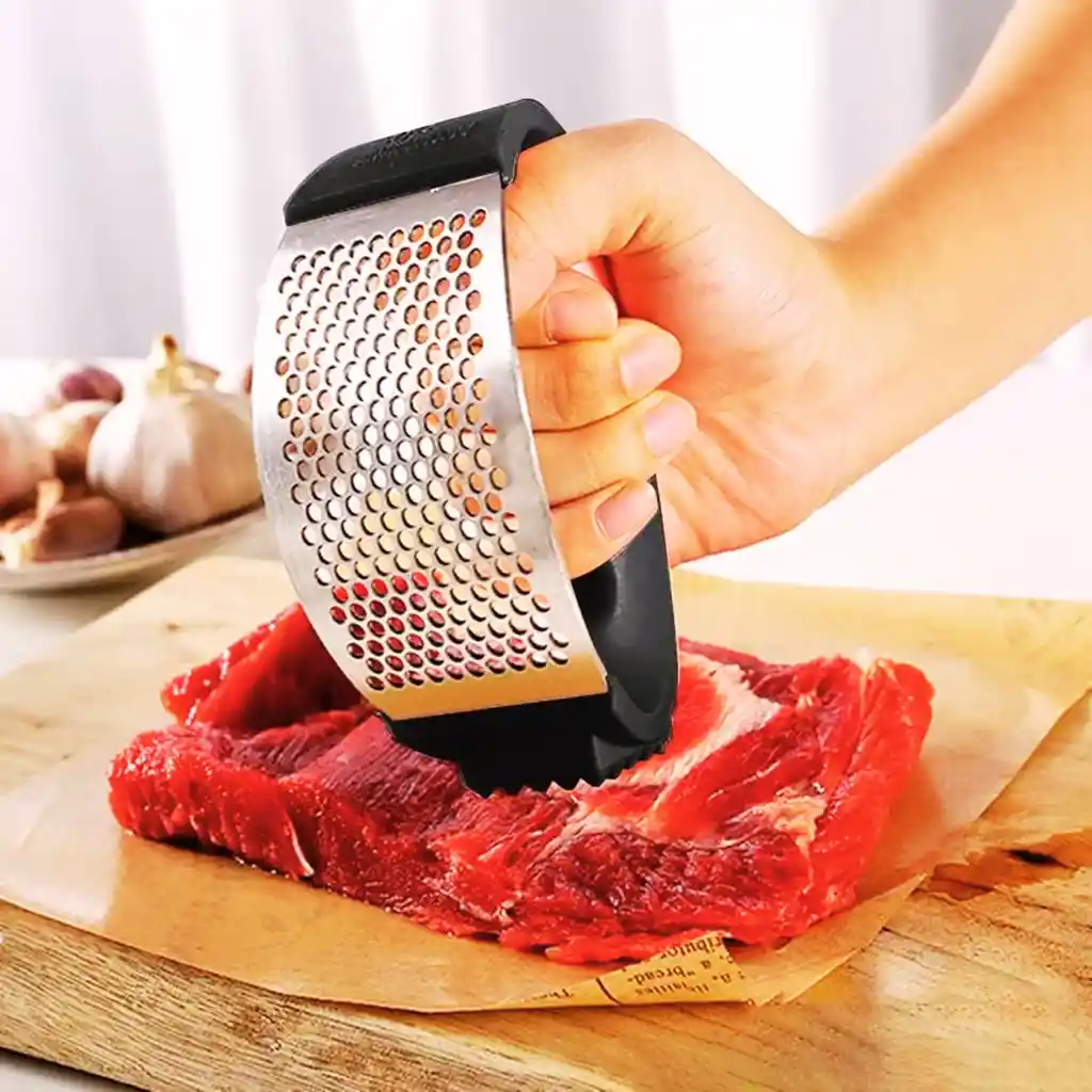 Prensador Machacador Triturador Ajos Cocina Acero Inoxidable
