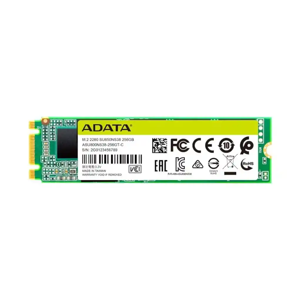 Disco Sólido Adata Su650ns38 512gb Ssd M.2 2280 Color Box