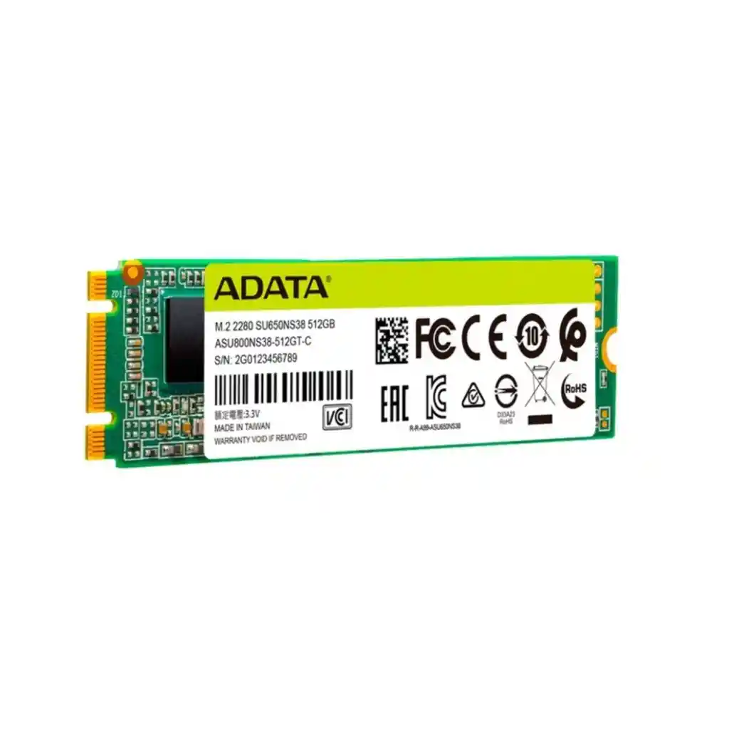 Disco Sólido Adata Su650ns38 512gb Ssd M.2 2280 Color Box