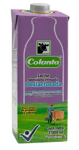 Leche Deslactosada Colanta Caja 1lt