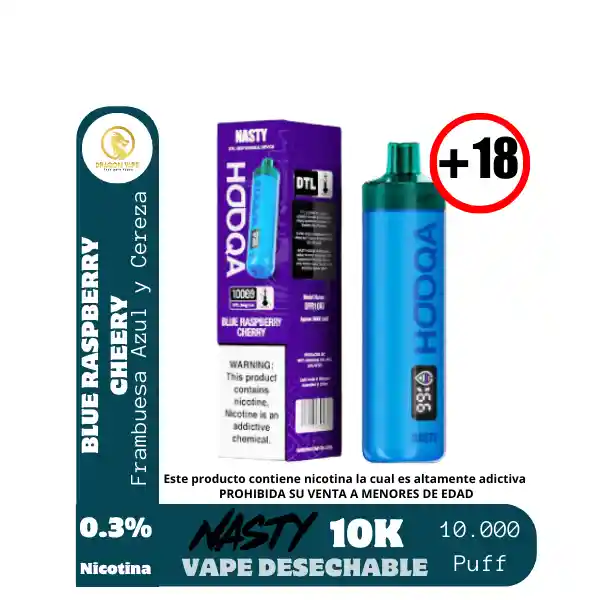 Morazul Y Cereza 10.000 Puff -hooqa