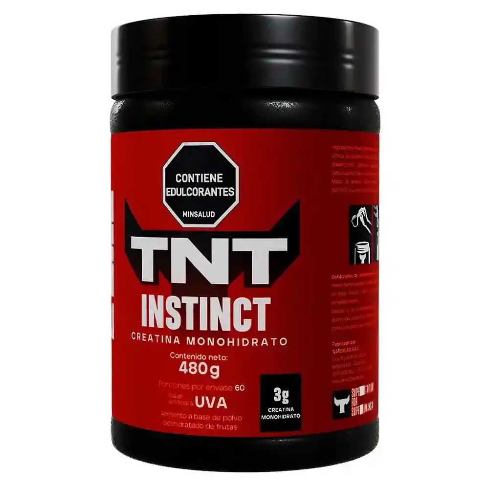 Instinct Creatina Monohidrato Tnt 480 G Uva
