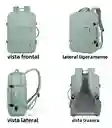 Maleta Morral Para Laptop Puerto Usb Viajero Práctico Semi Impermeable Amaz Green Innovo