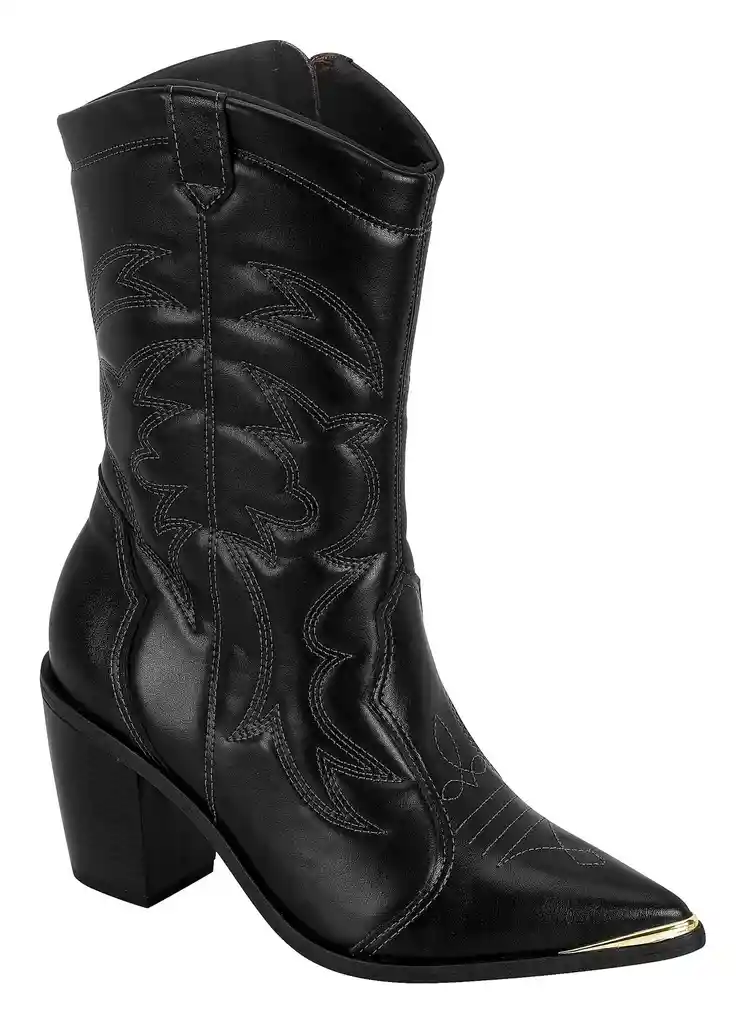 Bota Texana Negro Vizzano Talla 39