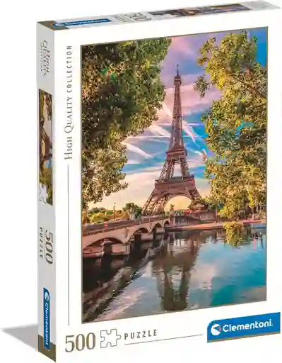 Rompecabezas 500 Piezas Torre Eiffel París Clementoni