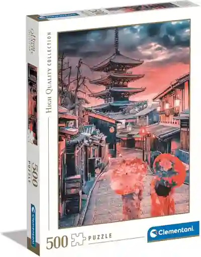 Rompecabezas 500 Piezas Callejón De Kioto Japón Clementoni