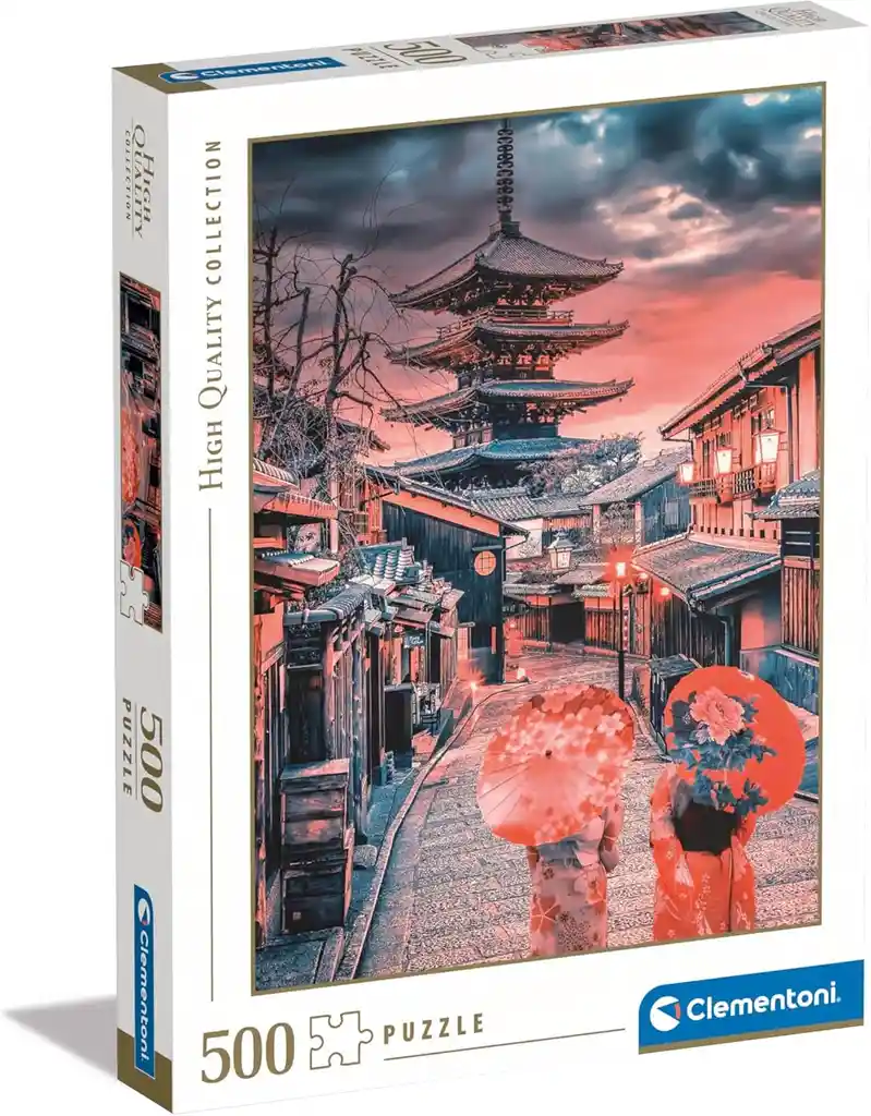 Rompecabezas 500 Piezas Callejón De Kioto Japón Clementoni