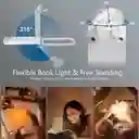 Lámpara De Lectura Recargable Portátil Con 3 Modos, Clip, Luz Eye-care Y Batería De 50 Horas