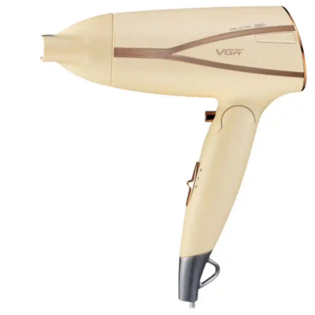 Mini Secador Vgr Pelo Cabello Viajero Portatil Plegable V-429