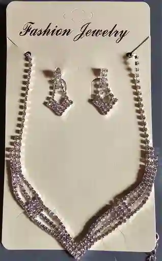 Juego De Collar Y Aretas Princesa Murano Plateado Regalo Para Cualquier Ocasion Madre Hija Hermana Ti Novia Esposa Hija Amiga Prima