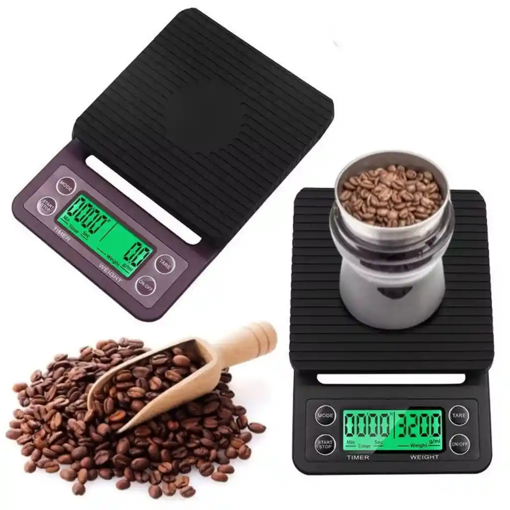 Pesa Alimentos Bascula Gramera Digital Balanza Cafe Coffe Mn02
