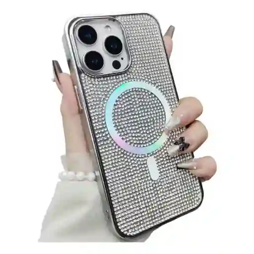 Funda Celular Iphone 14 Pro Max Rígida Protectora Diamantes