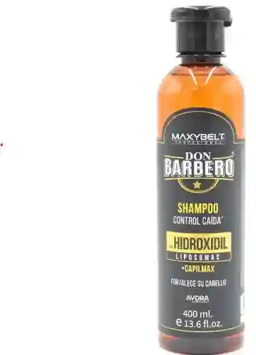 Don Barbero - Shampoo Control Caida Con Hidroxidil Liposomas X 400 Ml