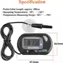 Termómetro Digital Para Acuario Lcd