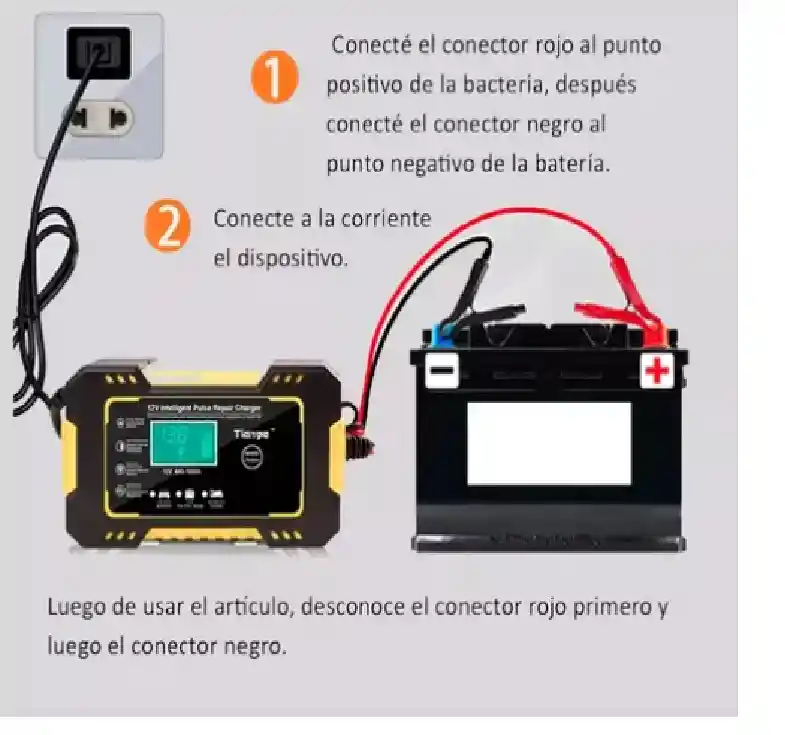 Cargador Para Bateria 12 V