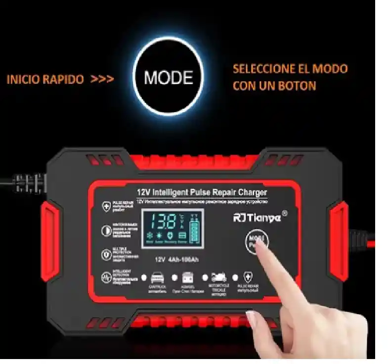 Cargador Para Bateria 12 V