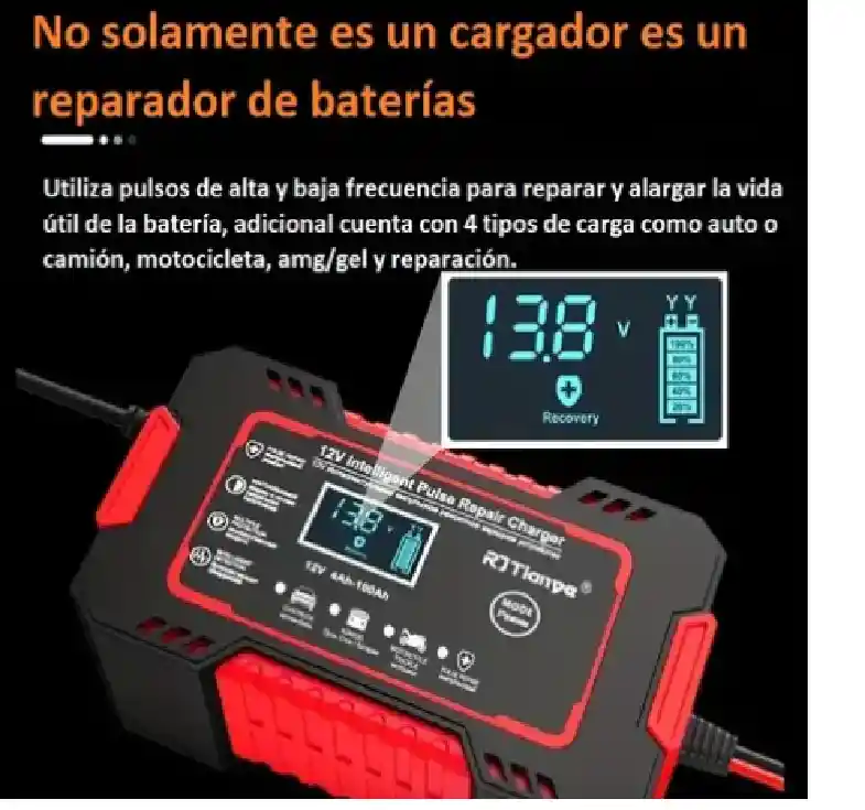 Cargador Para Bateria 12 V
