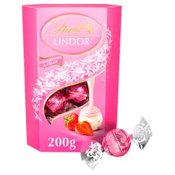 Bombones De Chocolate Suizo Lindt Estuche 200g Importado Fresa