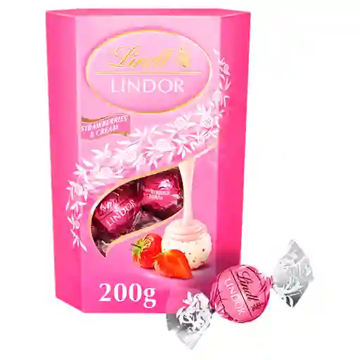 Bombones De Chocolate Suizo Lindt Estuche 200g Importado Fresa