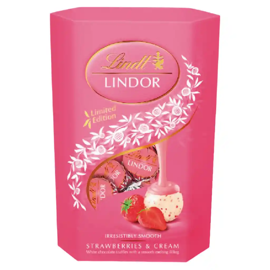 Bombones De Chocolate Suizo Lindt Estuche 200g Importado Fresa