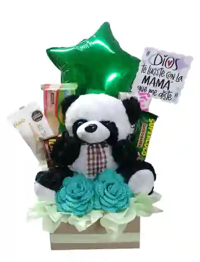 Rosas Eternas Arreglo Flores Eternas Con Peluche Detalles Mujer