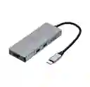 Adaptador Multipuerto 5 En 1 Xtech Xtc-564 - Usb-c, Hdmi 4k, Usb 3.0