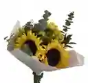 Bouquet De 5 Girasoles
