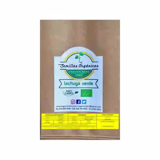 Semillas Organicas Onc Lechuga Verde