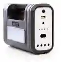 Kit Panel Solar Portatil 3 Bombillas Camping Usb Linterna
