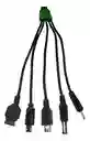 Kit Panel Solar Portatil 3 Bombillas Camping Usb Linterna