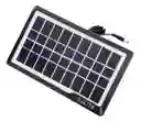 Kit Panel Solar Portatil 3 Bombillas Camping Usb Linterna