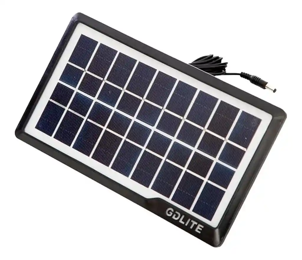 Kit Panel Solar Portatil 3 Bombillas Camping Usb Linterna