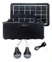 Kit Lampara Solar Radio Usb Parlante