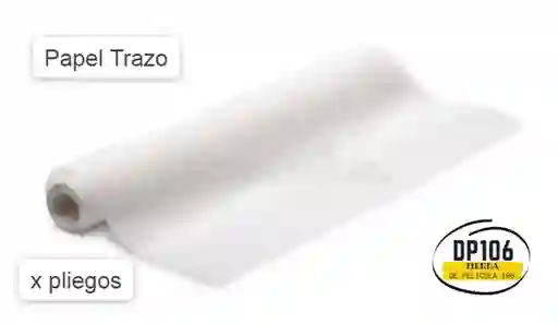 Papel Trazo Blanco X 5 Pliegos