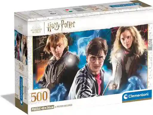 Rompecabezas 500 Piezas Harry Potter Clementoni Adultos