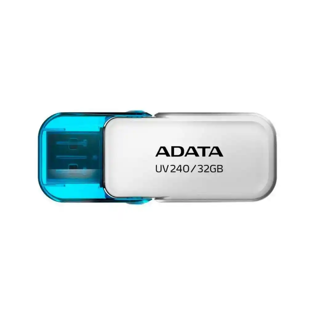 Memoria Usb Adata 2.0 32gb Auv240 Blanca-azul