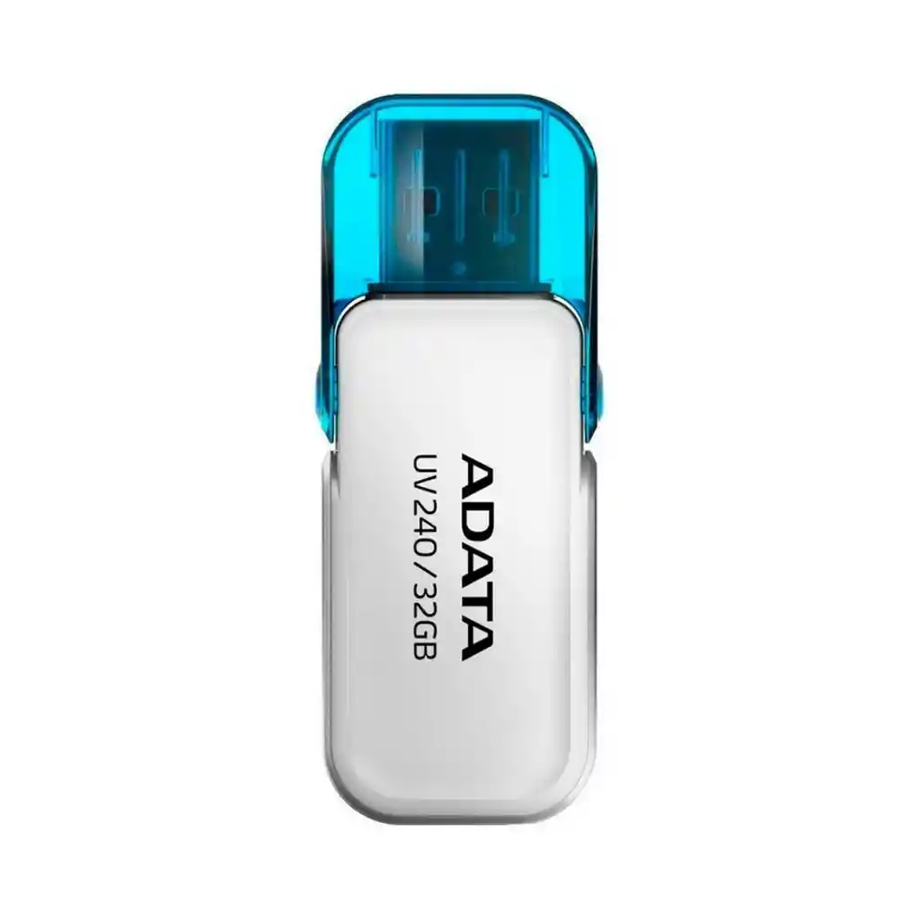 Memoria Usb Adata 2.0 32gb Auv240 Blanca-azul